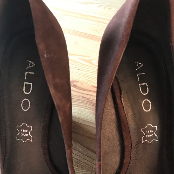 ALDO 3” Wedge Heels (Brown) - Picture 2 of 3